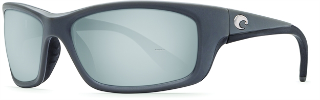 Picture of Costa Jose Sunglasses, Silver Mirror Glass- W580 Lens, Matte Gray Nylon Frame