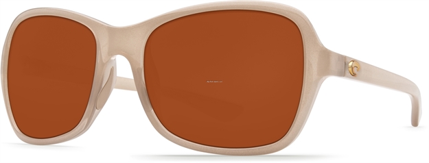Picture of Costa Kare Sunglasses, Copper 580P Lens, Shiny Sand Crystal Nylon Frame