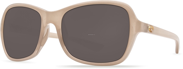Picture of Costa Kare Sunglasses, Gray 580P Lens, Shiny Sand Crystal Nylon Frame