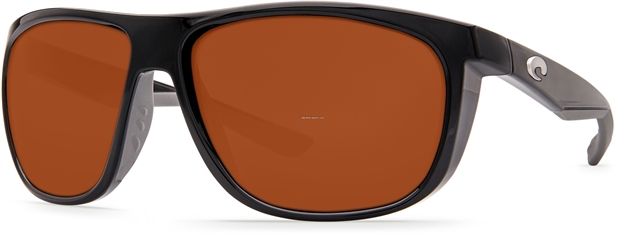 Picture of Costa Kiwa Sunglasses, Copper 580P Lens, Shiny Black Nylon Frame