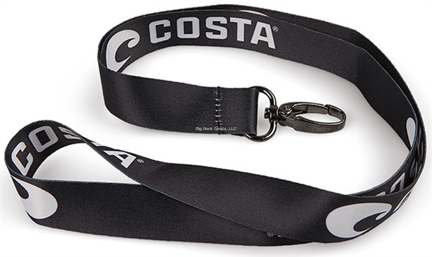 Picture of Costa Lanyard Black- White Logo