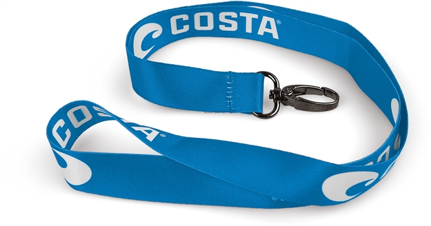 Picture of Costa Lanyard Blue- White Logo