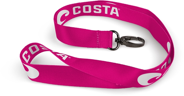 Picture of Costa Lanyard Hot Pink- White Logo