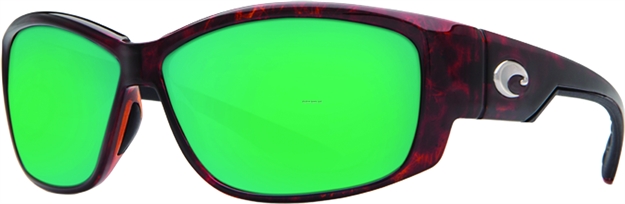 Picture of Costa Luke  Sunglasses, Green Mirror Glass - W580 Lens, Tortoise Nylon Frame
