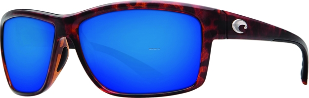 Picture of Costa Mag Bay Sunglasses, Blue Mirror 580P Lens, Tortoise Nylon Frame