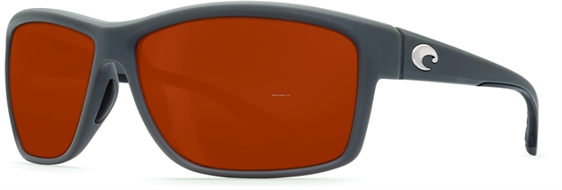 Picture of Costa Mag Bay Sunglasses, Copper 580P Lens, Matte Gray Nylon Frame