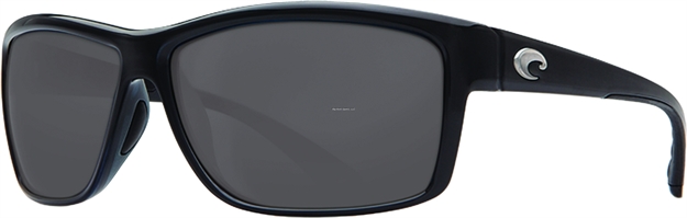Picture of Costa Mag Bay Sunglasses, Gray 580P Lens, Shiny Black Nylon Frame