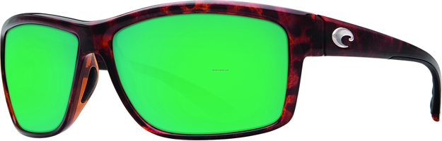 Picture of Costa Mag Bay Sunglasses, Green Mirror 580P Lens, Tortoise Nylon Frame