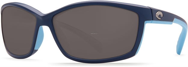 Picture of Costa Manta Sunglasses, Gray 580P Lens, Matte Heron Nylon Frame