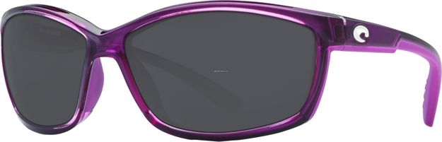 Picture of Costa Manta Sunglasses, Gray 580P Lens, Orchid Nylon Frame