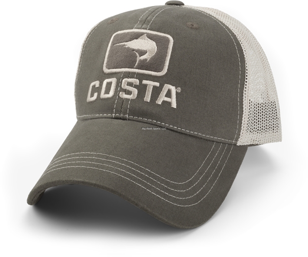 Picture of Costa Marlin Trucker Hat, Moss/Stone, XL - One Size