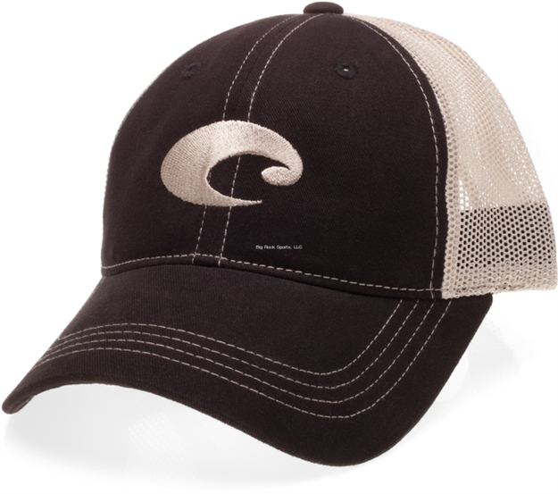 Picture of Costa Mesh Hat, Black/Stone, One Size