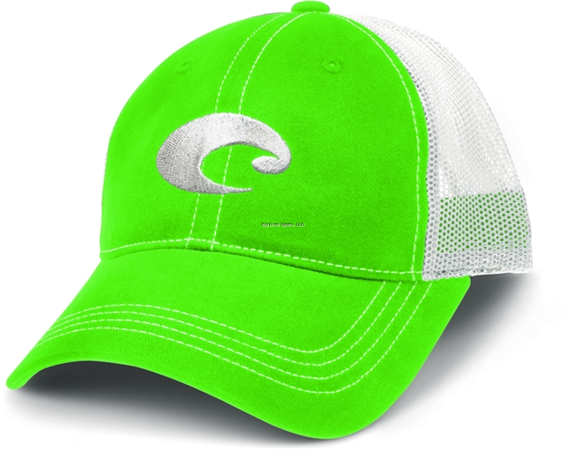 Picture of Costa Mesh Hat, Spring Green/White, One Size