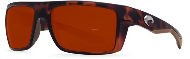 Picture of Costa Motu Sunglasses, Copper 580P Lens, Matte Retro Tortoise Nylon Frame