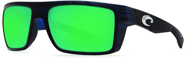 Picture of Costa Motu Sunglasses, Green Mirror Glass - W580 Lens, Black Teak Nylon Frame