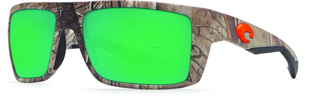 Picture of Costa Motu Sunglasses, Green Mirror Glass - W580 Lens, Realtree Xtra Camo Nylon Frame