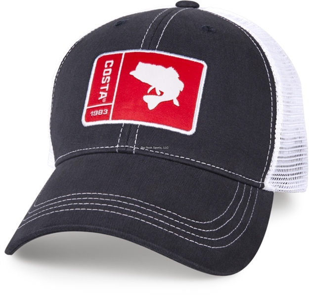Picture of Costa Original Patch Hat, Bass Navy/White, One Size