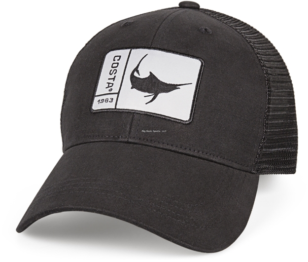Picture of Costa Original Patch Hat, Marlin Black/Black, One Size