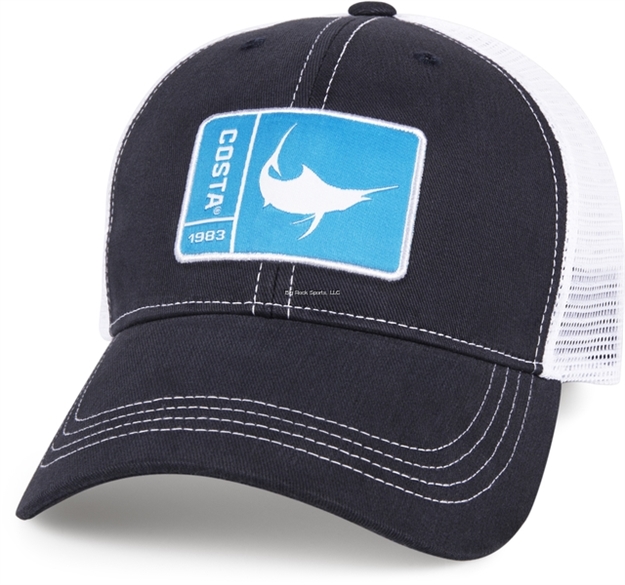Picture of Costa Original Patch Hat, Marlin Navy/White, One Size