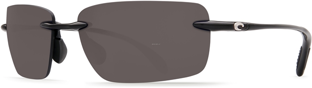 Picture of Costa Oyster Bay Sunglasses, Gray 580P Lens, Shiny Black Bio Resin Frame
