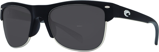 Picture of Costa Pawley's Sunglasses, Gray 580P Lens, Matte Black Nylon Frame