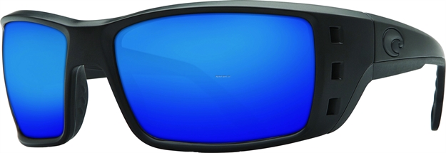 Picture of Costa Permit Sunglasses, Blue Mirror 580P Lens, Blackout Nylon Frame