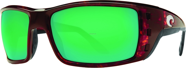 Picture of Costa Permit Sunglasses, Green Mirror 580P Lens, Tortoise Nylon Frame
