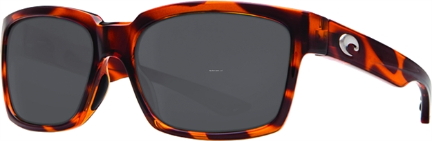 Picture of Costa Playa Sunglasses, Gray 580P Lens, Honey Tortoise Nylon Frame