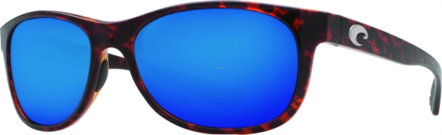 Picture of Costa Prop Sunglasses, Blue Mirror 580P Lens, Tortoise Nylon Frame