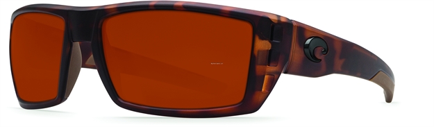 Picture of Costa Rafael Sunglasses, Copper 580P Lens, Matte Retro Tortoise Nylon Frame