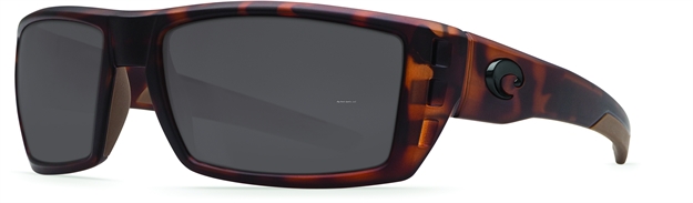 Picture of Costa Rafael Sunglasses, Gray 580P Lens, Matte Retro Tortoise Nylon Frame