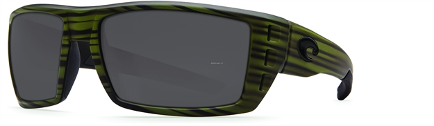 Picture of Costa Rafael Sunglasses, Gray 580P Lens, Olive Teak Nylon Frame