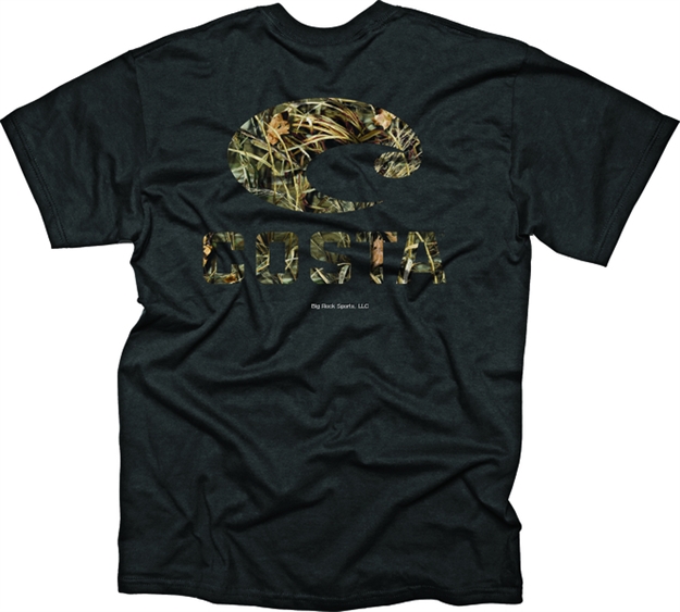 Picture of Costa Realtree Max-4 Camo Short Sleeve T-Shirt, Black, X-Large