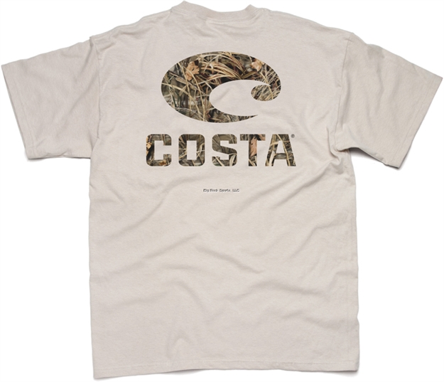 Picture of Costa Realtree Max-4 Camo Short Sleeve T-Shirt, Tan, Large