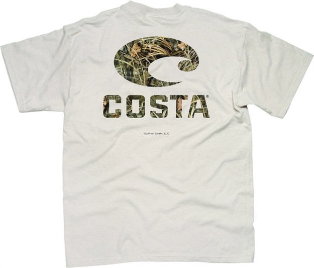 Picture of Costa Realtree Max-4 Camo Short Sleeve T-Shirt, Tan, Small