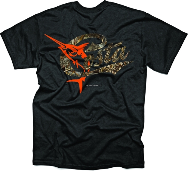 Picture of Costa Retrocamo Short Sleeve T-Shirt, Black, X-Large