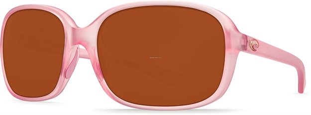 Picture of Costa Riverton Sunglasses, Copper 580P Lens, Matte Hibiscus Crystal Nylon Frame