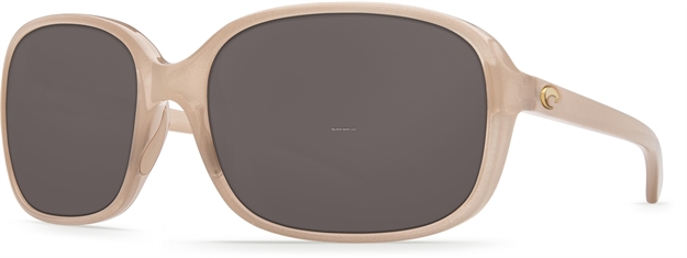 Picture of Costa Riverton Sunglasses, Gray 580P Lens, Shiny Sand Crystal Nylon Frame