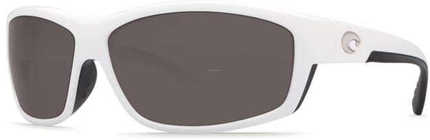 Picture of Costa Saltbreak Sunglasses, Gray 580P Lens, White Nylon Frame