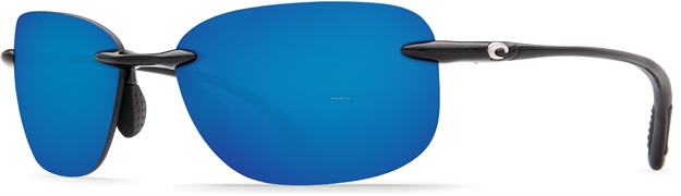 Picture of Costa Sea Grove Sunglasses, Blue Mirror 580P Lens, Shiny Black Bio Resin Frame