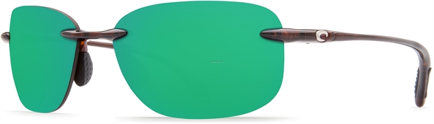 Picture of Costa Sea Grove Sunglasses, Green Mirror 580P Lens, Tortoise Bio Resin Frame