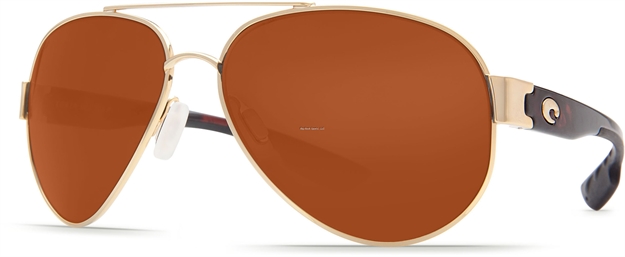 Picture of Costa South Point Sunglasses, Copper 580P Lens, Gold Monel Frame