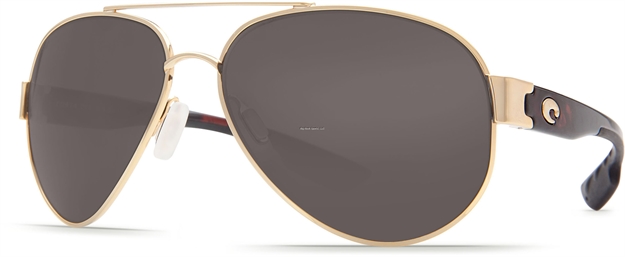 Picture of Costa South Point Sunglasses, Gray 580P Lens, Gold Monel Frame