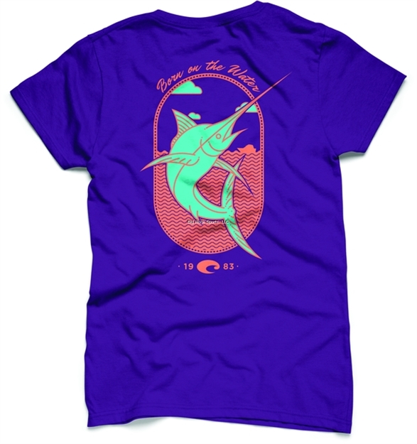 Picture of Costa Southern Charm Purple 01 Medium Short Sleeve T-Shirt Female Cut, Medium