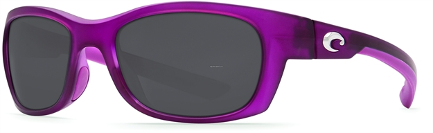 Picture of Costa Trevally Sunglasses, Gray 580P Lens, Matte Orchid Nylon Frame
