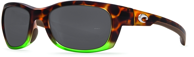 Picture of Costa Trevally Sunglasses, Gray 580P Lens, Matte Tortuga Fade Nylon Frame