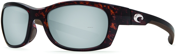 Picture of Costa Trevally Sunglasses, Silver Mirror Glass- W580 Lens, Tortoise Nylon Frame