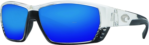 Picture of Costa Tuna Alley Sunglasses, Blue Mirror 580P Lens, Crystal Nylon Frame