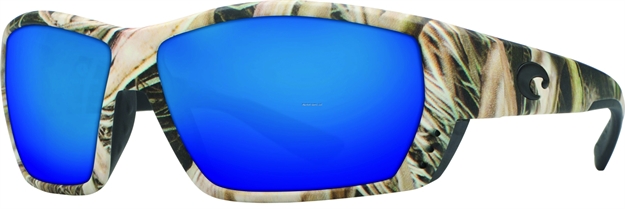Picture of Costa Tuna Alley Sunglasses, Blue Mirror 580P Lens, Mossy Oak Shadow Grass Blades Camo Nylon Frame