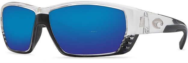 Picture of Costa Tuna Alley Sunglasses, Blue Mirror Glass Lens, Crystal Nylon Frame